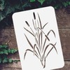 FINGERINSPIRE 4 Pcs Bark Camouflage Stencil 11.7x8.3 inch Camouflage Grass