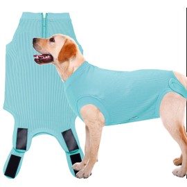 Wabdhaly Wabdhaly Recovery Suit for Dogs,Dog Cone Alternative Zipper Surgery Suit Female Spay,Soft Dog Surgery Suit for Anti Licking,Breathable Surgical Suit for Dogs Female Spay