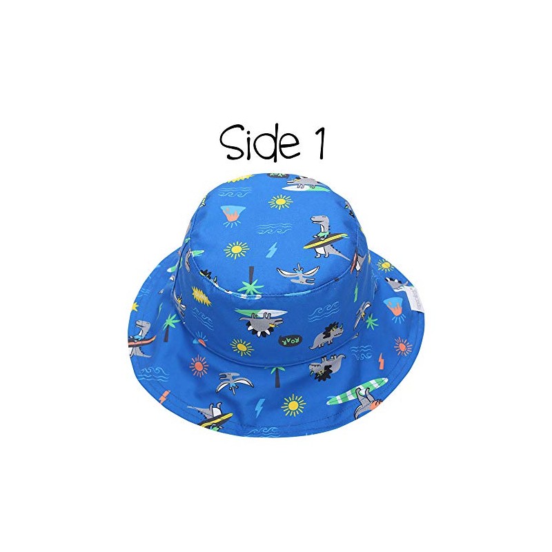 FlapJackKids - Kids Patterned Sun Hat - Dino - Medium