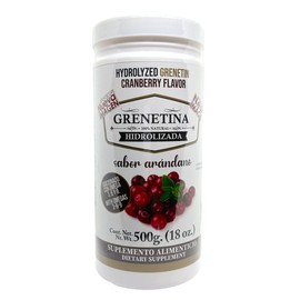 Pretty Bee NUTRITION,Grenetina Hidrolizada,Sabor Arándano, 500 grs.                                                                                   