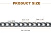 sourcing map 16.4Feet Aluminum Link Chain, Link Cable Chain Oval
