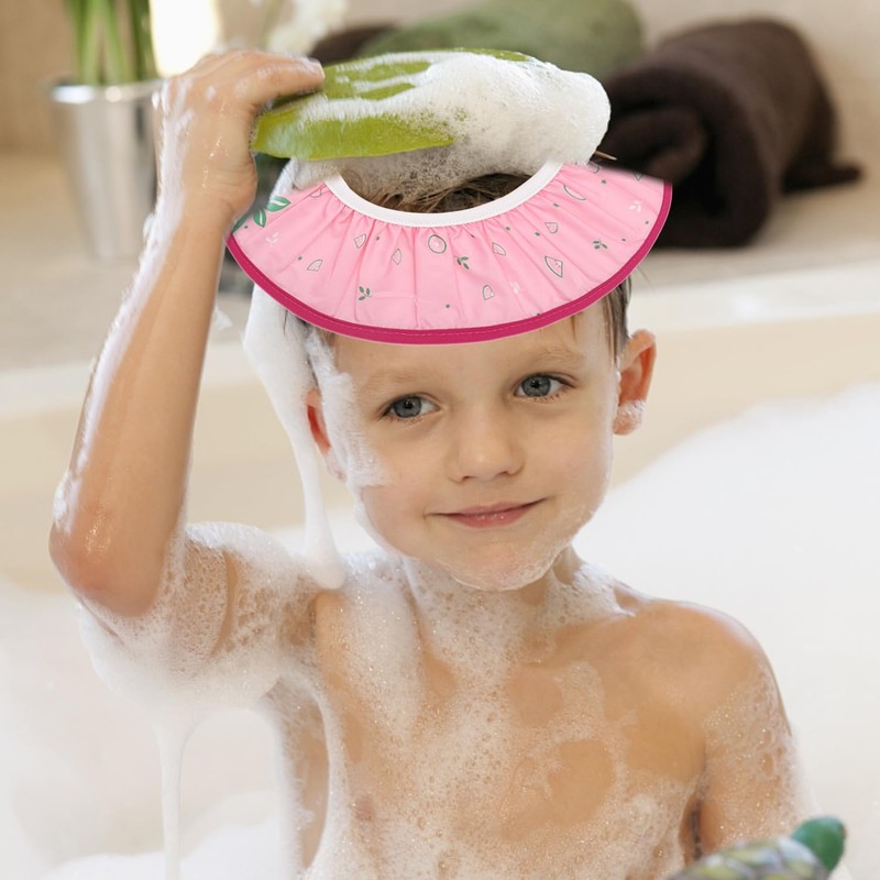 MEISH Shampoo Cap Baby Wash Hair Shield Caps Adjustable Shower