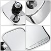 TCT-MOTORPARTS Chrome Fairing Mount Rear View Mirror Fits for Harley