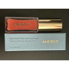 Merit Shade Slick Gelee Tinted Lip Oil "JETE"   0.23oz/7ml - New In Box