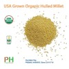 USA Grown Organic Millet, Whole Grain Seeds non GMO Hulled