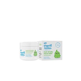 Green People Organic Babies Mum & Baby Rescue Balm 100ml | Natural & Organic Non-Aqueous Balm for Mum & Baby| Eczema-Friendly, Gentle on Sensitive Skin | Scent-Free, Paraben Free, Cruelty Free