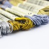 6 Skeins Embroidery Thread, 3 Colors Metallic Embroidery Floss Set,