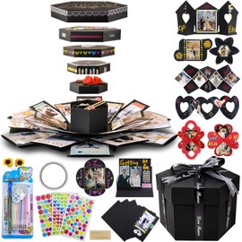 Vienrose Explosion Gift Box Set Album Scrapbook DIY Photo Album Box for Birthday Anniversary Wedding