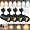 【2025 Upgraded】10-Color Zoomable 12W LED Track Lighting Head Dimmable H