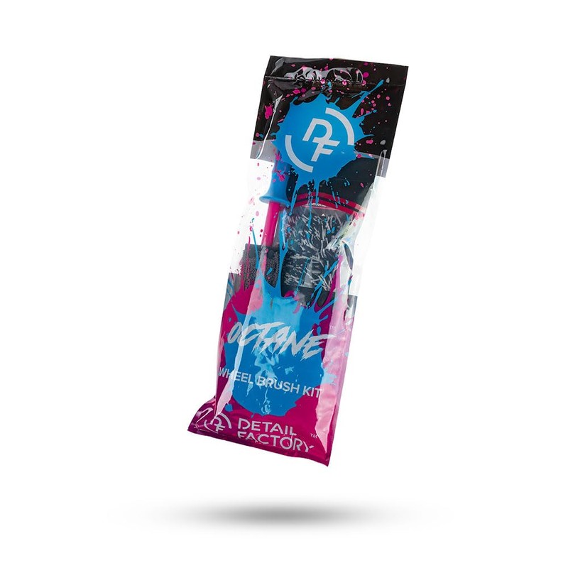 Detail Factory - Wheel Brush Kit with Interchangeable Microfiber Covers