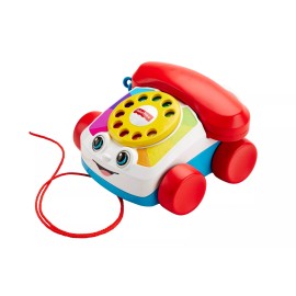 Fisher-Price Chatter Telephone Pull Toy Phone with Rotary Dial for Infant & Todd