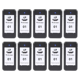 10 Pagers, Extra Beepers for Restaurant Pager System Replacement, Additional Pagers for ASIN : B0D22L3ZM2