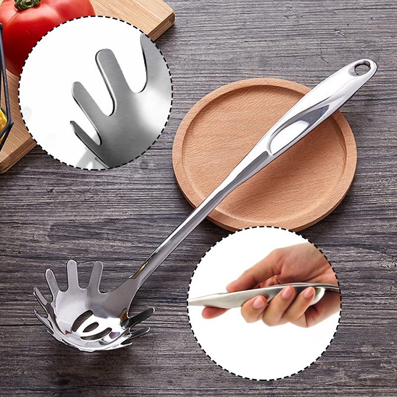 Spaghetti Server Set, Stainless Steel Spaghetti Tongs, Stainless Steel Pasta