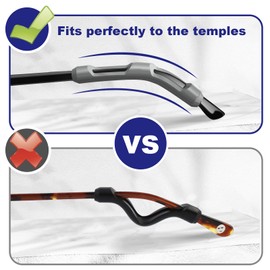 SMARTTOP Eyeglass Ear Grips Sleeve 8Pairs Upgrade anti-slip Silicone Eyeglasses Temple Tips Sleeve Retainer Glasses Ear hooks
