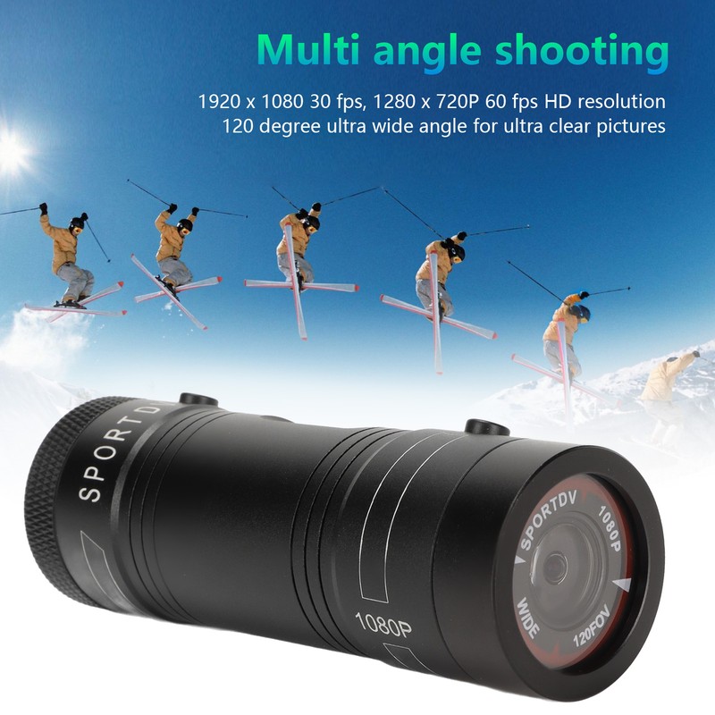 Motorcycle Helmet Camera HD 1080P 120 Degree Wide Angle Waterproof