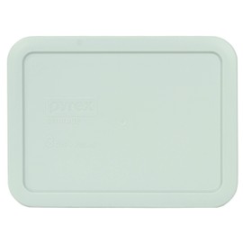 Pyrex 7210-PC 3 Cup Muddy Aqua Rectangle Plastic Food Storage Lid
