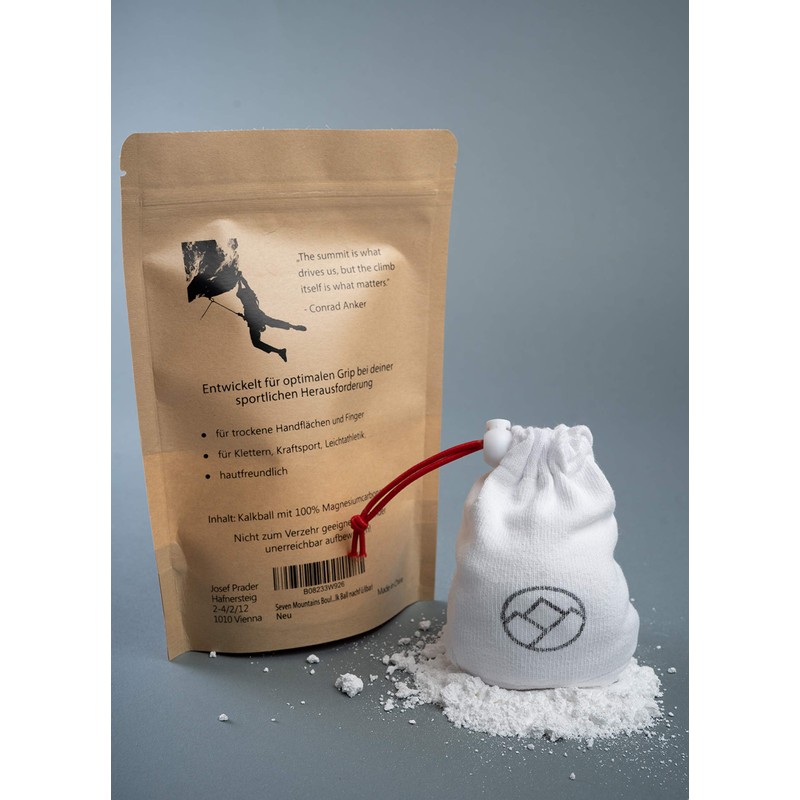Seven Mountains Boulder Set for Extra Secure Grip, Black-Red Chalk