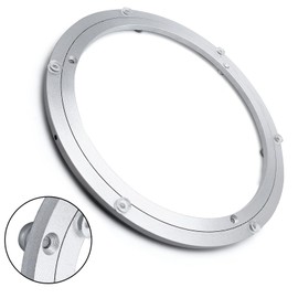 Cionyce 12 Inch Aluminium Alloy Turntable Bearing Lazy Susan Swivel Turntable for Table with Rotating Ring (12 Inch)
