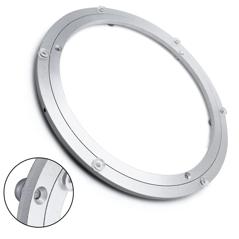 Cionyce 12 Inch Aluminium Alloy Turntable Bearing Lazy Susan Swivel