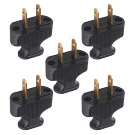 5PACK Vintage Black Antique Style Electrical Plug Cloth Covered Wire Lamp Cord