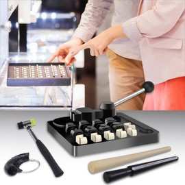 Ring Bender, Ring Bender Tool, Spoon Ring Maker Kit for Ring Jewelry Making, Spoon Ring Making Kit, Ring Bender Tool for Spoon Rings Heavy Duty, Spoon Bender for Spoon Rings Bending Machine