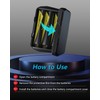 VOLISABER Headlamp Rechargeable 3000 High Lumens, 13 Mode LED 9000mAh