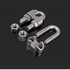 Copeflap Wire Clips, 10 Pcs Cable Fasteners, Stainless Steel Rope