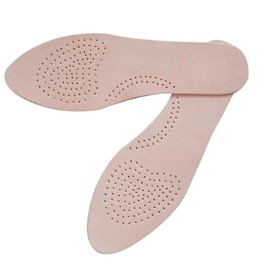 Ipetboom 1 Pair Absorption Insoles for Sports Everyday Use Breathable Thickened Shoe Pads for Men Women Beige Comfortable Odor Resistant Foot Support for All Shoe Types