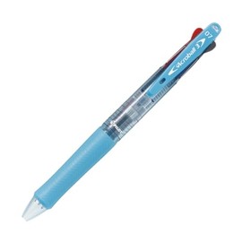 Pilot BKAB40FCSL Tri-Color Ballpoint Pen, Acroball 3, 0.7, Clear Soft Blue