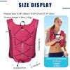 ONETOALL Running Vest Women with Water Bladder 2L, 6L Reflective