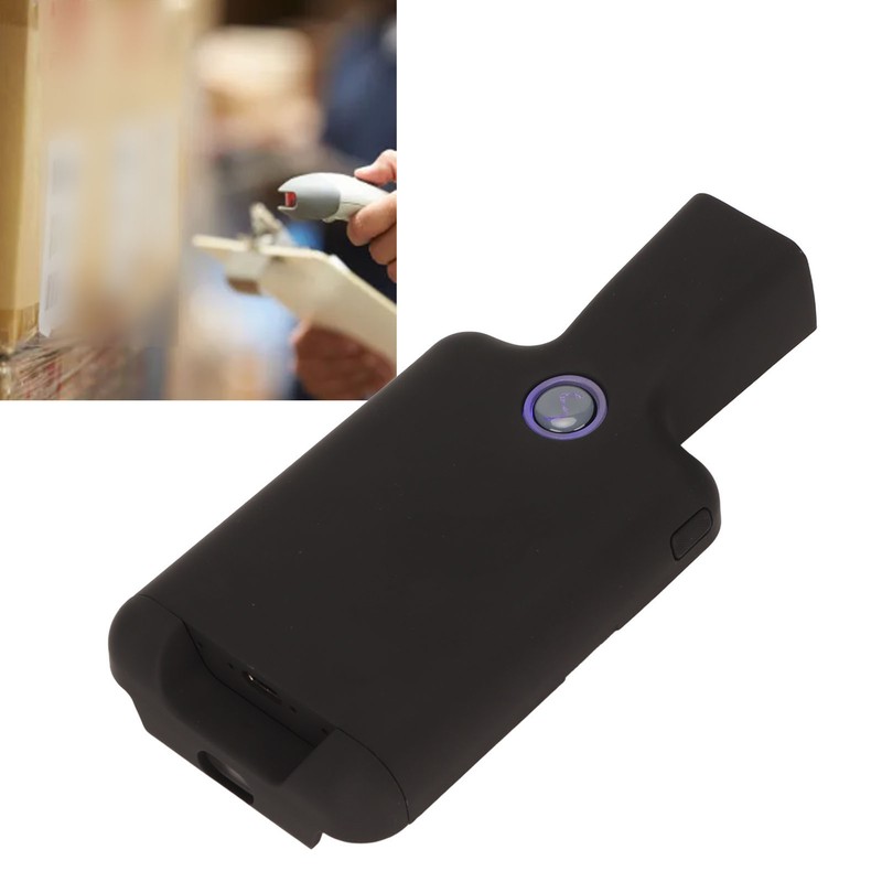 Back Clip Bluetooth Barcode Scanner 1D 2D QR 2.4G Wireless