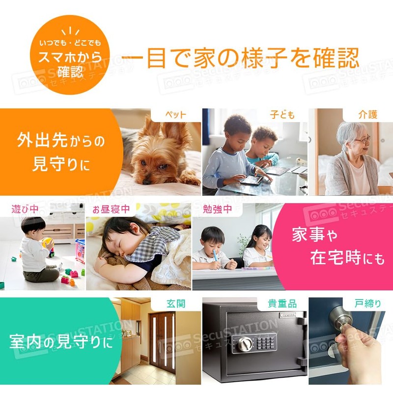 SecuSTATION WiFI SC-DC55 5 5 GHz Wi-Fi 6 Compatible, Pet