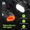 Oderra Luci Bicicletta LED USB Ricaricabile IPX5