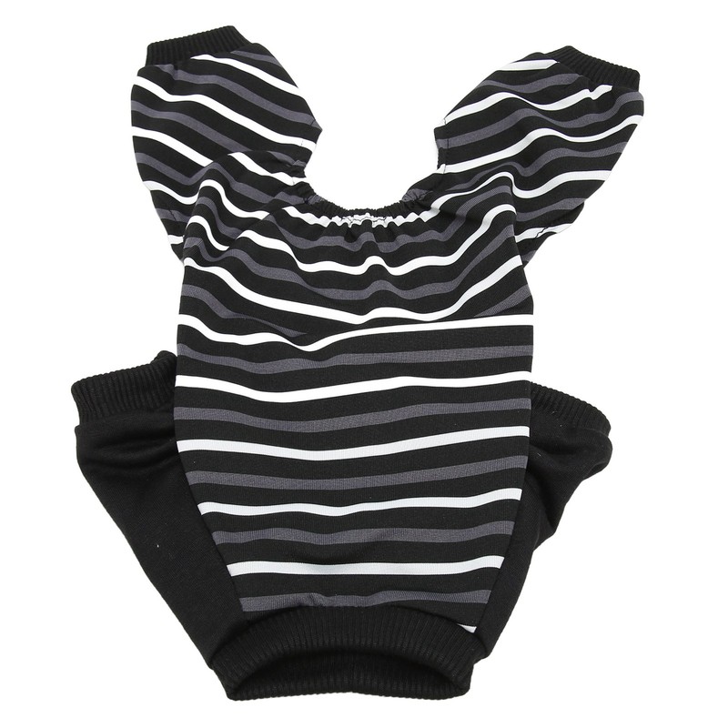 Dog Pajamas Warm Comfortable Stretchy 4 Legs Striped Dog Pajamas