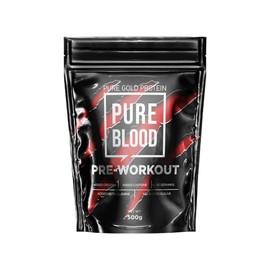 Pure Blood Complex – Pre-Workout Pulver, 500g – Mit Kreatin, Beta Alanin und pflanzlichem Koffein