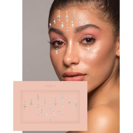 Priyanka Silver Bindis ✮ MERCY LONDON Crystal Indian Bindi Face Jewels Gold Silver Multi Packet Bridal
