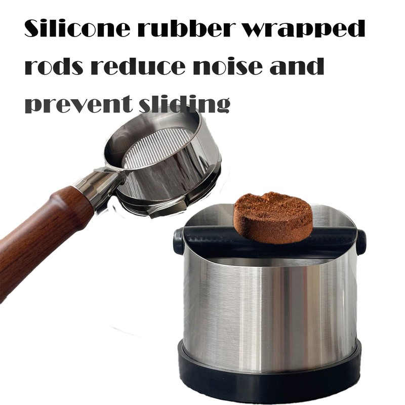 REGODI Coffee Knock Box, 660ml Stainless Steel Shock-Absorbent Durable Barista