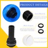 2 PCS Water Tank Connectors and Fittings, Water Butt Connector