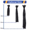16 Inch Dreadlocks Extensions 30 Strands 0.6cm Thickness 100% Real
