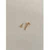 14k ultra mini flower internal lablet piercing color / 14k