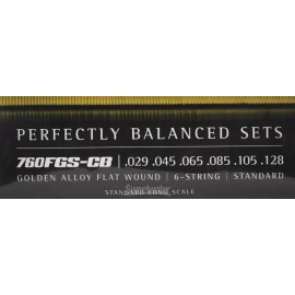 La Bella Deep Talkin' Bass Gold Flats Electric Bass Strings - 6-string
