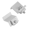 JIEHIN Pack of 14 Solar Panel Brackets, Solar End Clamp,