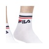 Fila F9398, Unisex Adult Socks, White, 43/46