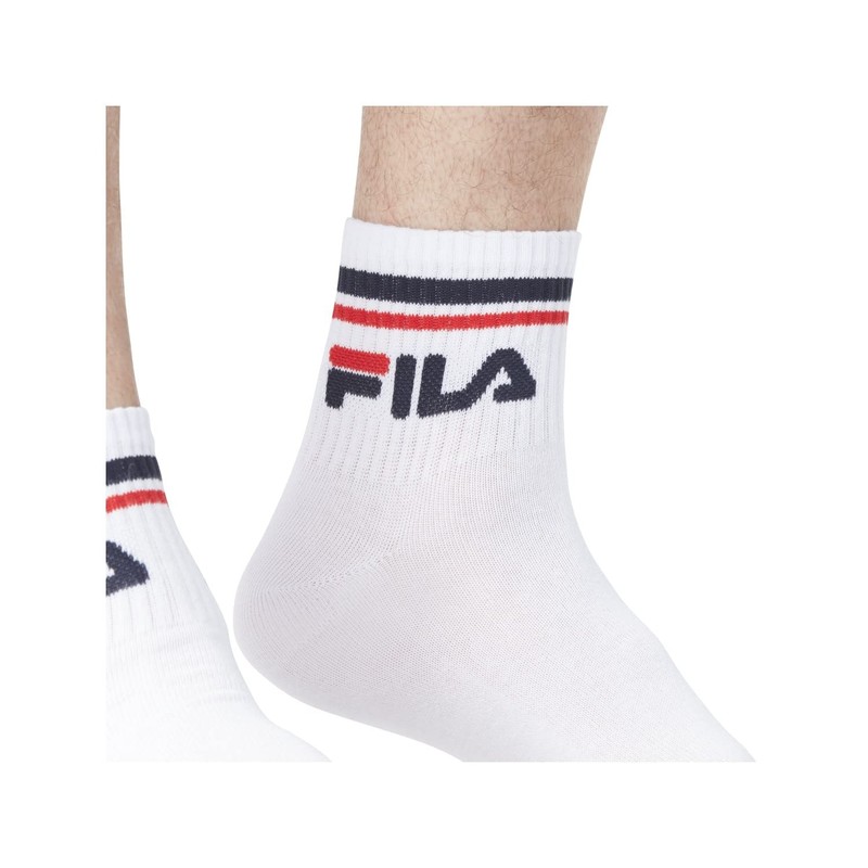Fila F9398, Unisex Adult Socks, White, 43/46