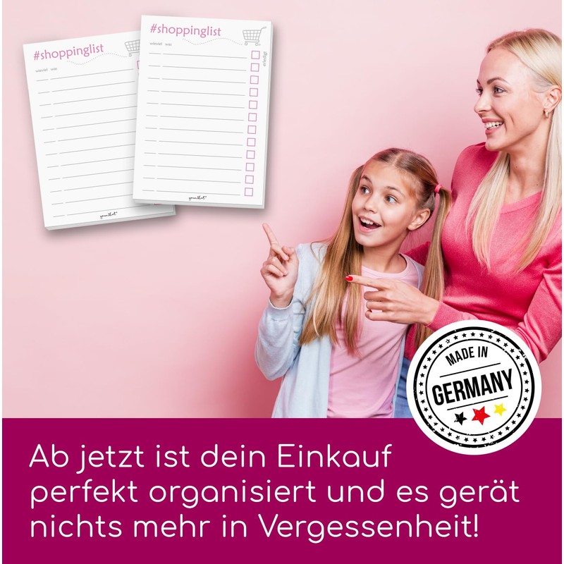 2 Shopping List Notepads