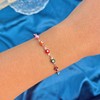 choice of all Evil Eye Bracelet for Women，14K Gold Plated