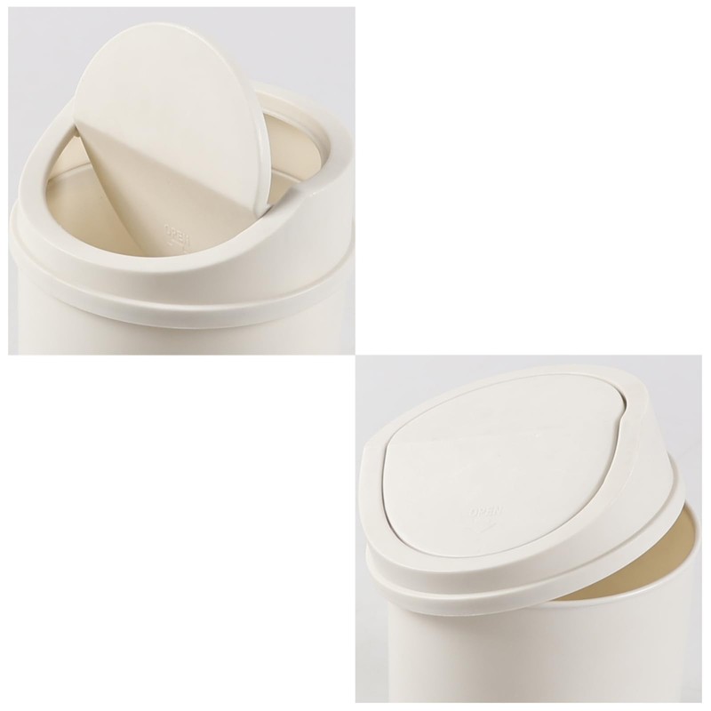 Zerdyne mini bote de basura, 0,7 galones pequeño bote de