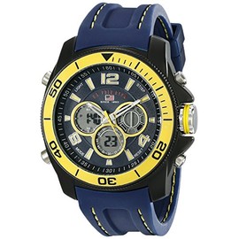 U.S. Polo Assn. Sport Men's US9322 Sport Watch with Navy Silicone Band