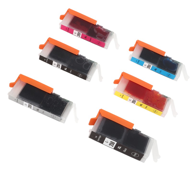 250‑251 Multi Colors Ink Cartridge Replacement Inkjet Cartridges Printer Accessories
