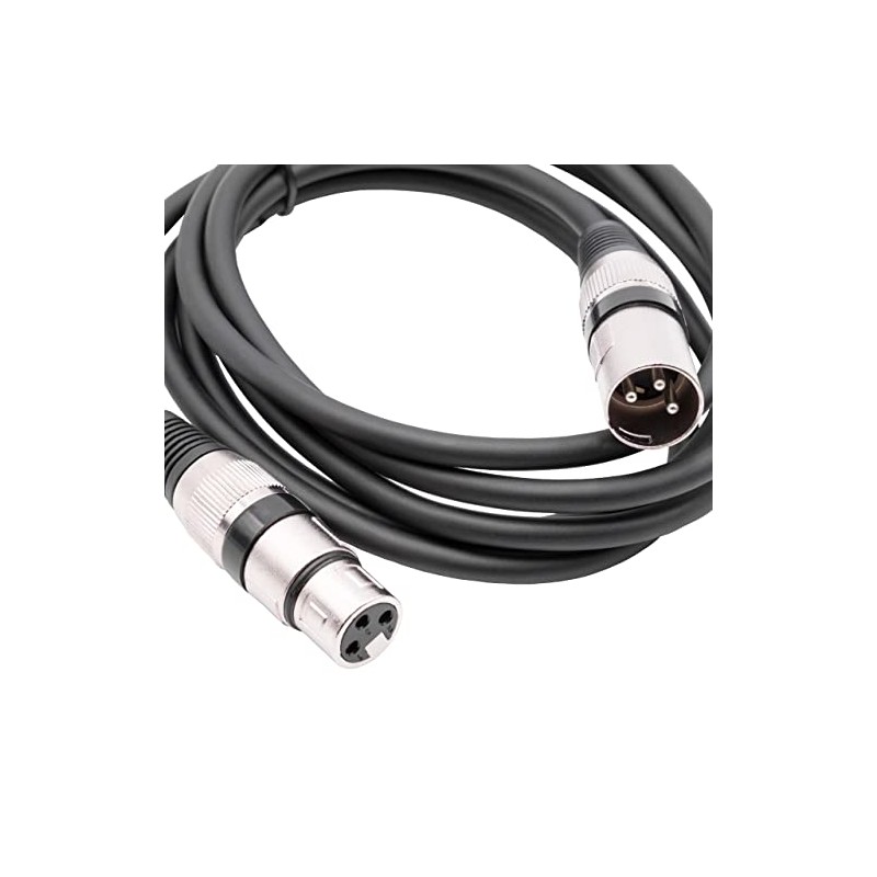 vhbw DMX Cable XLR Male to XLR Female Compatible with